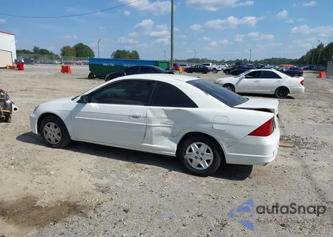 2002 Honda Civic Lx z USA, uszkodzony, nr VIN 1HGEM225X2L055668